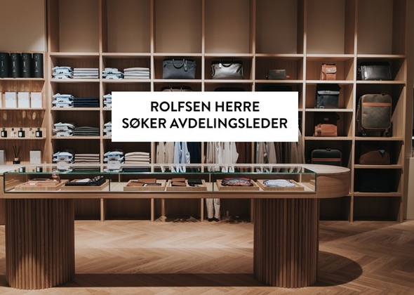 Rolfsen herre søker avdelingsleder